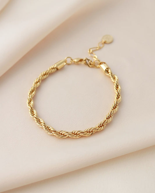 Aurora Twist Gold Bracelet