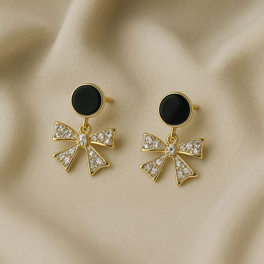 Bow Drop Earrings